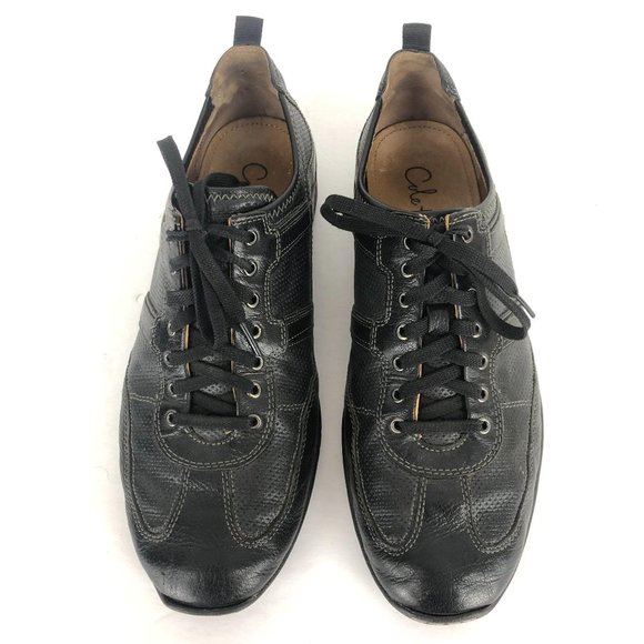 *SOLD* Cole Haan Black Lace-Up Oxford Driver Shoes Sz 10* - Picture 4 of 10